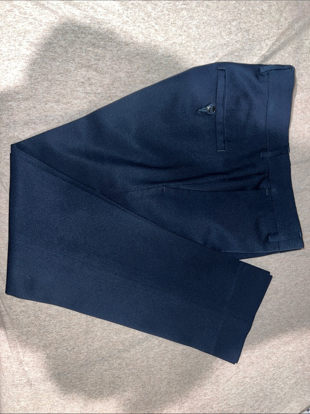 Reaction Kenneth Cole Navy Dress Pants - Tailored Flat Front 29x30